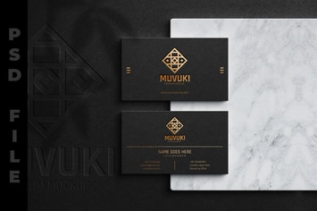 Luxury Card Mockup
