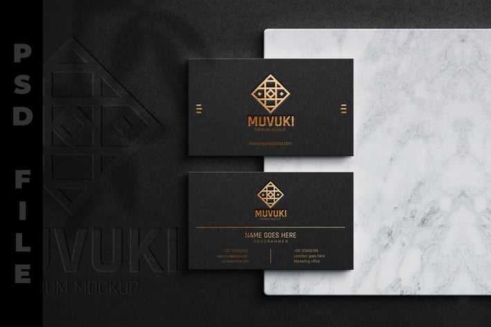 Luxury Card Mockup