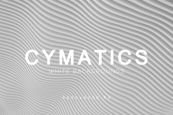 Cymatics White Backgrounds