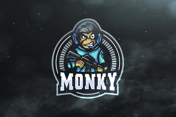 Monky Sport and Esports Logo