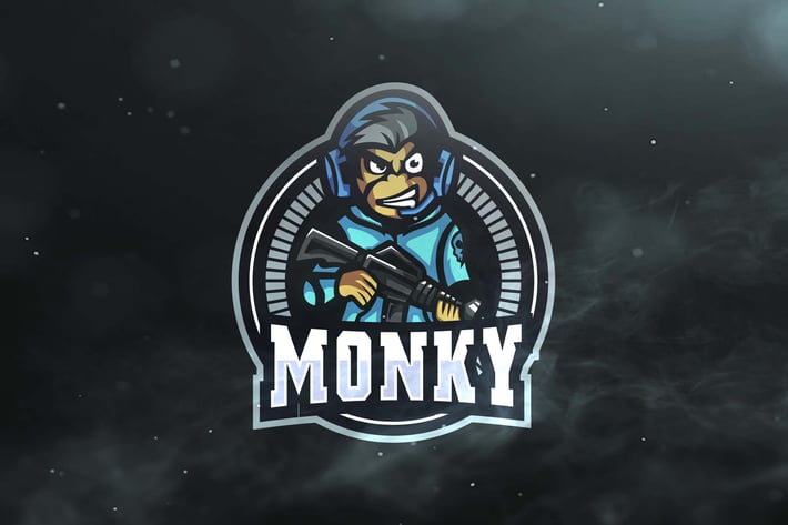 Monky Sport and Esports Logo