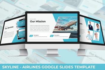 Skylines - Airlines Google Slides Template