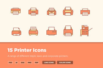 15 Printer Icons