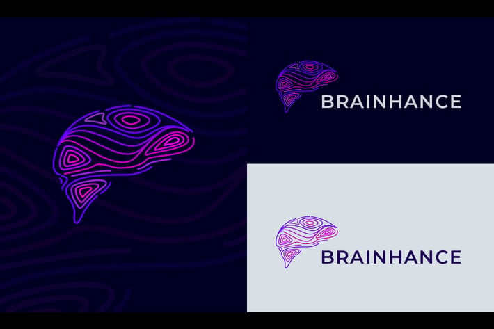 Enhanced Brain Logo