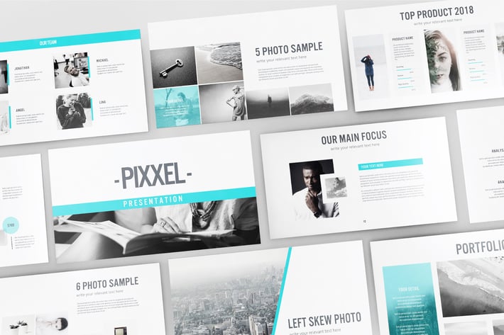 PIXXEL - Multipurpose Powerpoint  V117