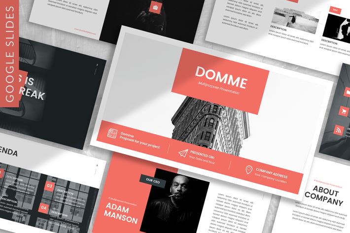 Domme - Architecture Google Slide Template