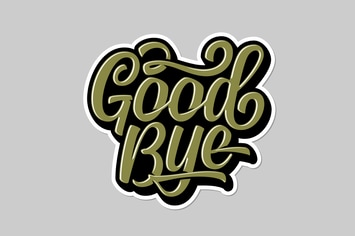 Goodbye Lettering
