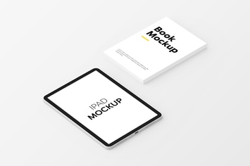 Book & iPad Mockup