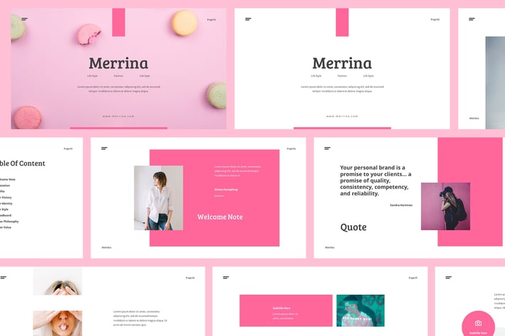Merrina - Brand Guideline Powerpoint Template