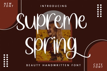 SupremeSpring - Beauty Handwritten Font