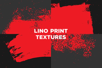 Lino Print Textures – Paint & Paper