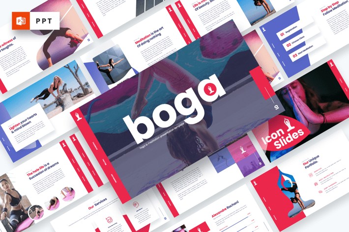Boga - Meditation & Yoga Powerpoint Template