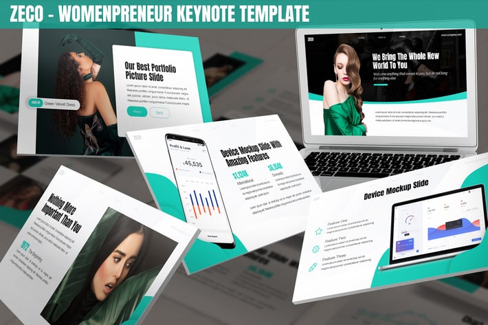 Zeco - Womenpreneur Keynote Template
