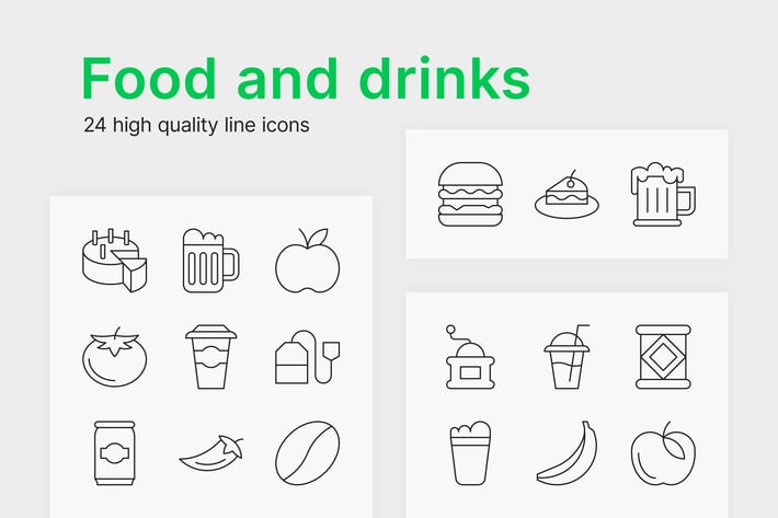 Food and Drink Icons 