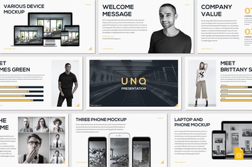 UNQ - Google Slides Template