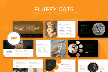 Fluffy Cat - Keynote Template