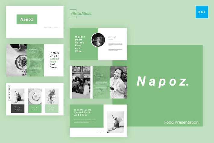 Napoz - Food Keynote Presentation Template
