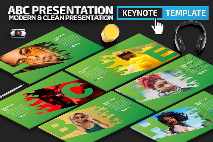 ABC Alphabet Keynote Presentation Template