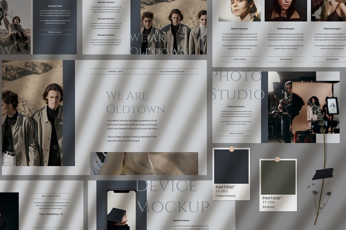 Oldtown - Lookbook Keynote Template