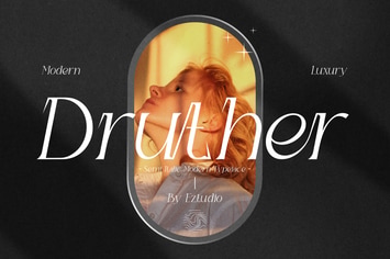 Modern Semi Italic - Druther Font