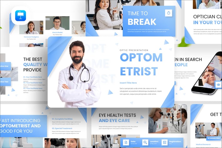 Optometrist Keynote Presentation Template