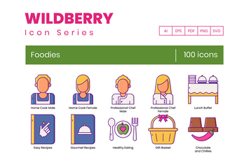 100 Foodies Icons