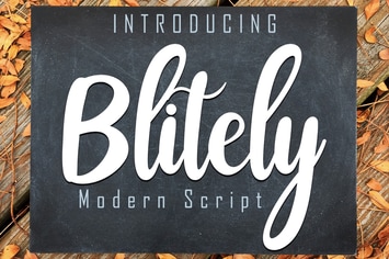 Blitely Modern Script