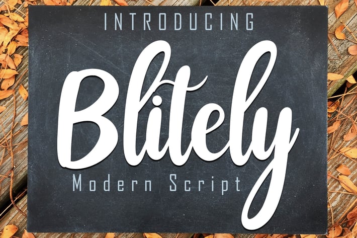 Blitely Modern Script