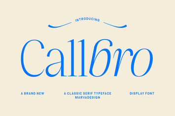 Callbro - Elegant Serif Font