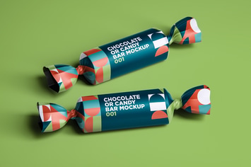 Chocolate or Candy Bar Mockup 001