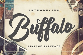 Buffalo - Vintage Typeface