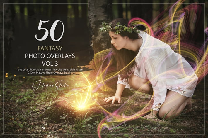 50 Fantasy Photo Overlays - Vol. 3
