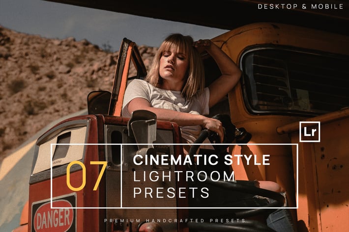 7 Cinematic Style Lightroom Presets + Mobile