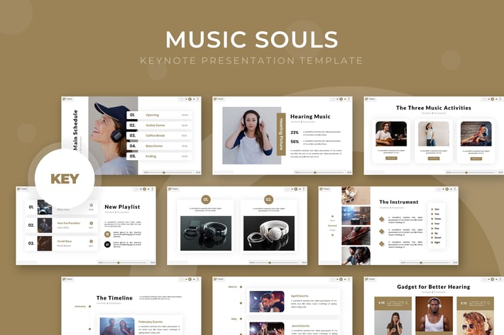 Music Souls - Keynote Template