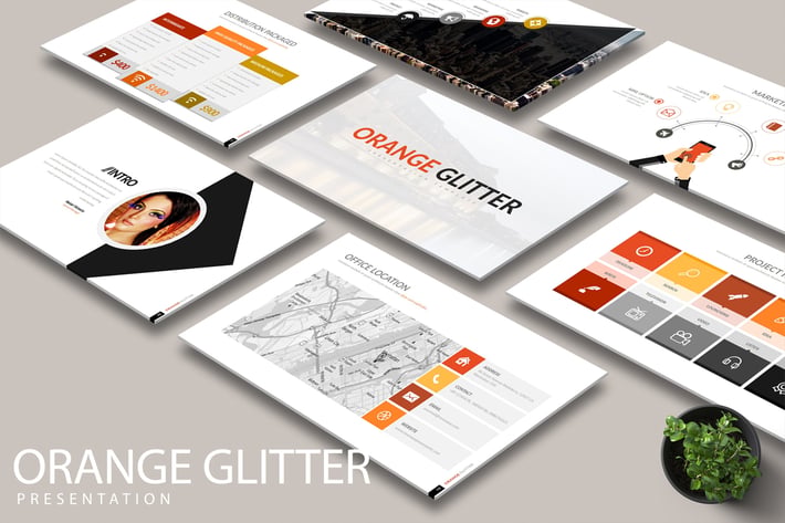 ORANGE GLITTER Keynote