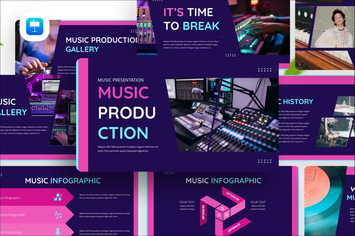 Music Production Keynote Presentation Template