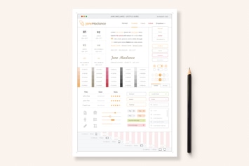 One Page UI Style Guide