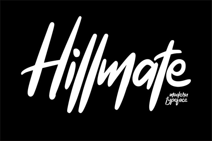 Hillmate | Modern Typeface Script