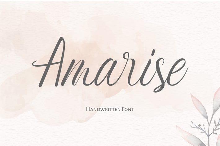 Handwritten Script - Amarise Signature