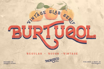 Burtuqol - Vintage Slab Serif