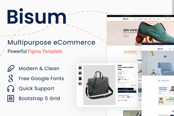 Bisum - eCommerce Bootstrap 5 HTML Template