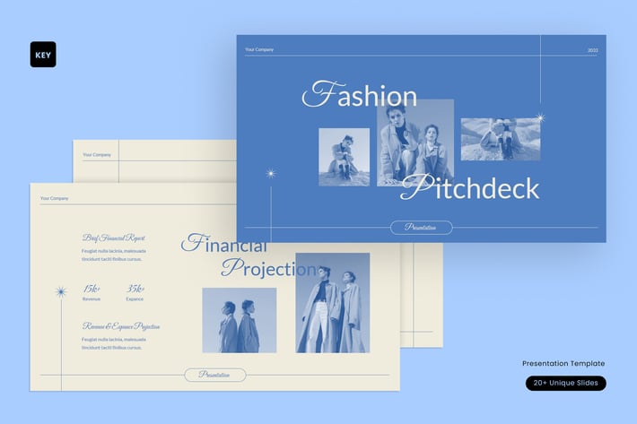 Blue Cream Modern Minimalist Pitchdeck I 004