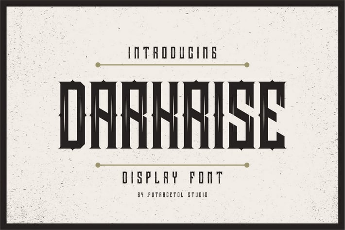 Darkrise - Classic Font