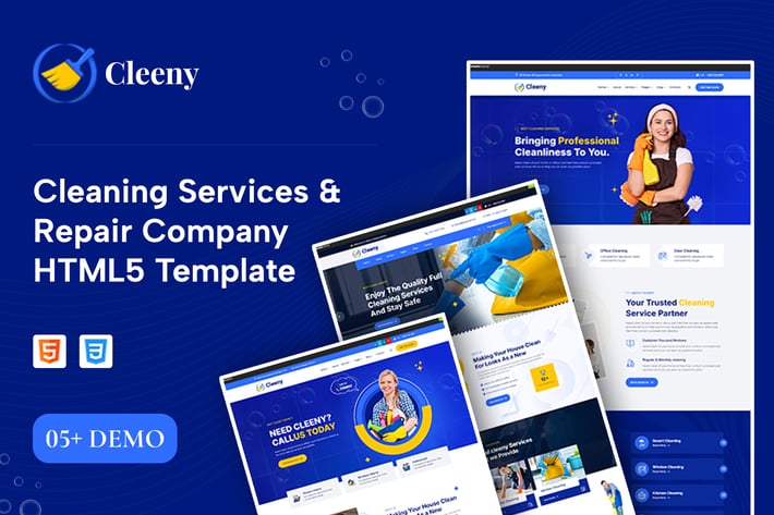 Cleaning Services & Repair Company HTML5 Template