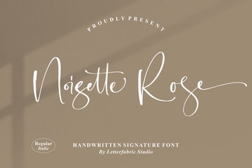Noisette Rose Handwritten Font