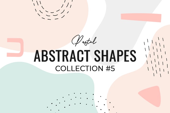Pastel Abstract Shapes #5
