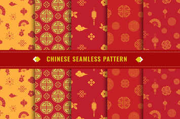 Chinese Seamless Pattern Vector v3