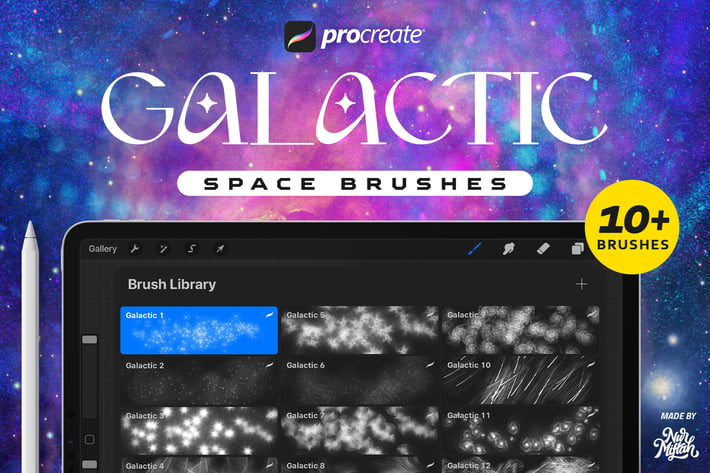 Procreate Galactic Space Brushes