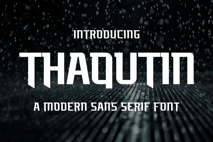Thaqutin Font