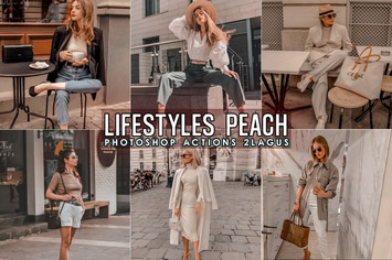Lifestyles Peach Photoshop Actions 